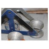 Lot of (4) Industrial Pulley 2"Wx6"D  with Sheave (x4)