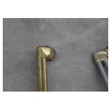 Lot of (3) Acetylene Oxygen Torch Accessories  with Wand (x2), Shut-Off Valve (x1)