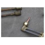 Lot of (3) Acetylene Oxygen Torch Accessories  with Wand (x2), Shut-Off Valve (x1)