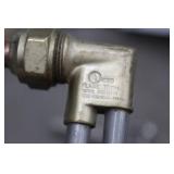 Lot of (3) Acetylene Oxygen Torch Accessories  with Wand (x2), Shut-Off Valve (x1)