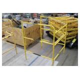 Lot of (4) Scaffolding Safety Rail 33"Lx33"Wx44"H