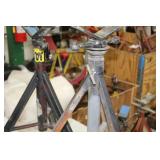 Lot of (2) Pipe Stand V-head