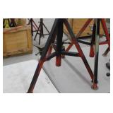 Lot of (2) Ridgid Pipe Stand V-head