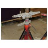 Lot of (2) Ridgid Pipe Stand V-head