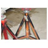 Lot of (2) Ridgid Pipe Stand V-head