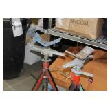Lot of (2) Ridgid Pipe Stand V-head