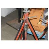 Lot of (2) Ridgid Pipe Stand V-head