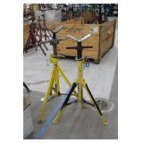 Lot of (2) Ridgid Pipe Stand V-head