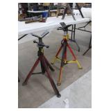 Lot of (2) Sumner Pipe Stand V-head