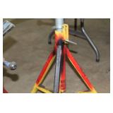 Lot of (2) Sumner Pipe Stand V-head