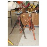 Lot of (2) Ridgid,Sumner Pipe Stand V-head