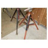Lot of (2) Ridgid,Sumner Pipe Stand V-head