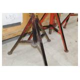 Lot of (2) Ridgid Pipe Stand V-head