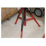 Lot of (2) Ridgid,Sumner Pipe Stand V-head