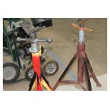 Lot of (2) Pipe Stand V-head