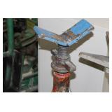 Lot of (2) Ridgid Pipe Stand V-head