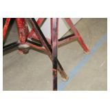 Lot of (2) Ridgid Pipe Stand V-head