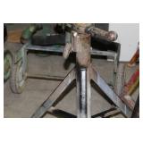 Lot of (2) Ridgid Pipe Stand V-head
