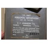 Lot of (2) Vintage E.F. Johnson Personal Messenger  1-1/2 Watt
