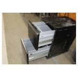 Metal File Cabinet 2-drawer Black