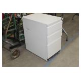 Metal File Cabinet 3-drawer White