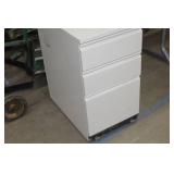 Metal File Cabinet 3-drawer White