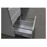 Metal File Cabinet 3-drawer White