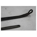 Lot of (2) Vintage Cast Iron Smelting Ladle