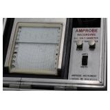 Vintage Amprobe Instrument Amprobe Recording A.C. Volt Meter  with Case