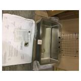 Avenue Drop-in/Undermount Stainless Steel 33 in. Single Bowl Kitchen Sink with Bottom Grid by Elkay Customer Returns See Pictures