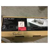 Avenue Drop-in/Undermount Stainless Steel 33 in. Single Bowl Kitchen Sink with Bottom Grid by Elkay Customer Returns See Pictures
