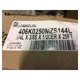 Linesets Inc. Climate Components 1/4" - 3/8" Insulated Copper Coil Line Set - Seamless Pipe Tube for HVAC, Refrigerant - 1/2" Black Insulation Taped Together - 25