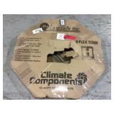 Linesets Inc. Climate Components 1/4" - 3/8" Insulated Copper Coil Line Set - Seamless Pipe Tube for HVAC, Refrigerant - 1/2" Black Insulation Taped Together - 25