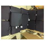 Midnight Square Outdoor Seat Cushion (2-Pack) by Hampton Bay Customer Returns See Pictures