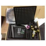 Shower System Ceiling Mounted with 12 in. Square Rainfall Shower head and Handheld Shower Head Set, Matte Black by Boyel Living Customer Returns See Pictures