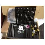 Shower System Ceiling Mounted with 12 in. Square Rainfall Shower head and Handheld Shower Head Set, Matte Black by Boyel Living Customer Returns See Pictures