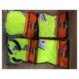 3XL Hi Vis Lime Black Front T-Shirt by Ergodyne Customer Returns See Pictures