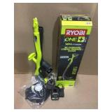 ONE+ 18-Volt Lithium-Ion Electric Cordless String Trimmer and Edger - 1.3 Ah Battery and Charger Included by RYOBI Customer Returns See Pictures