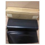 HUSKY 6 ft. x 100 ft. Black 4 mil Plastic Sheeting Customer Returns See Pictures