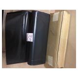 HUSKY 6 ft. x 100 ft. Black 4 mil Plastic Sheeting Customer Returns See Pictures