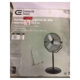 Adjustable-Height 30 in. Easy-Assembly Pedestal Fan by Commercial Electric Customer Returns See Pictures