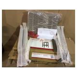 29 in. Gray  Saddle Cushion  Stool Customer Returns See Pictures