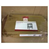 29 in. Gray  Saddle Cushion  Stool Customer Returns See Pictures