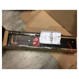 Black Metal Full Bed Frame with Steel Slats (54 in W. X 14 in H.) Customer Returns See Pictures