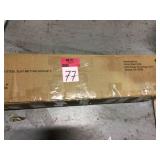 Black Metal Full Bed Frame with Steel Slats (54 in W. X 14 in H.) Customer Returns See Pictures