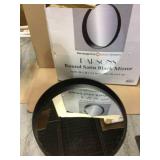 The Tangerine Mirror Company Parsons, Round Satin Black Mirror 27.5" x 27.5" Customer Returns See Pictures