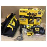 20-Volt MAX Cordless Brushless 1/2 in. Hammer Drill/Driver with FLEXVOLT ADVANTAGE with (1) FLEXVOLT 6.0Ah Battery by DEWALT Customer Returns See Pictures