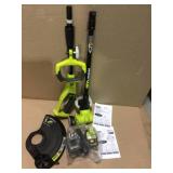 Ryobi Zrp2080-rb Cordless 18 Volt Trimmer and Edger Kit, Green  Reconditioned Customer Returns See Pictures