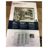 20 in. H x 24 in. W x 14 in. D White Wood Look 9-Cube Storage Organizer by ClosetMaid Customer Returns See Pictures