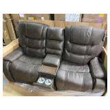 Yacolt Dual Power Reclining Loveseat with Console